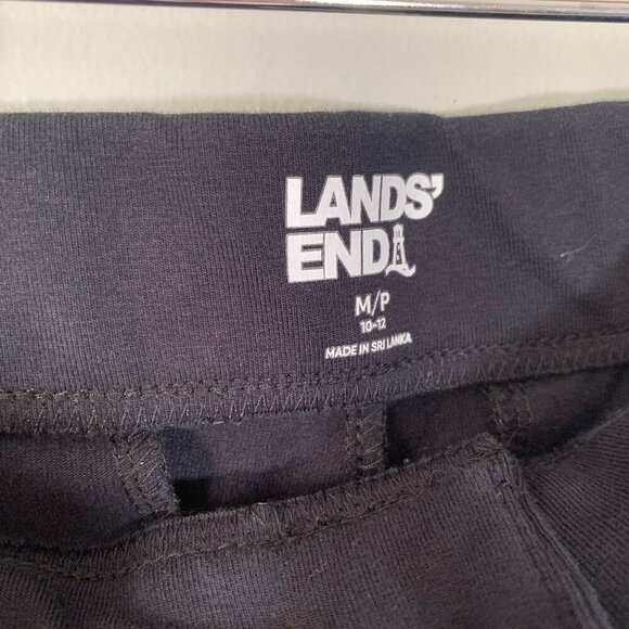 Lands' End starfish straight‎ leg pin tuck casual career crop length pants - Picture 5 of 12